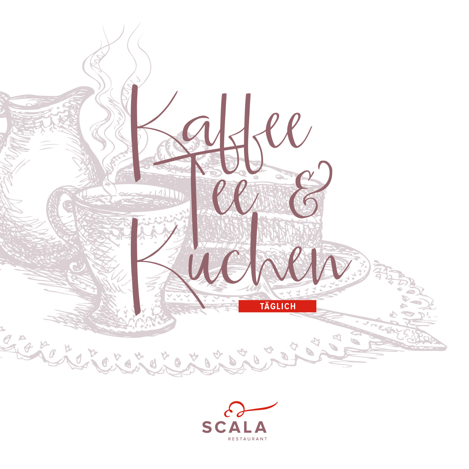 Kaffee, Tee & Kuchen  Events Hotel an der Oper Chemnitz